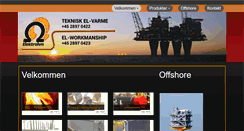 Desktop Screenshot of elektrohm.dk